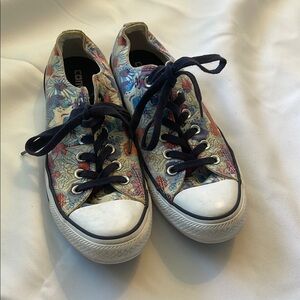 Converse Colorful Floral Sneakers